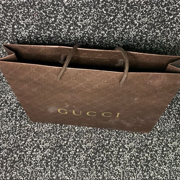 Brown Gucci Gift bag - Picture 5 of 6